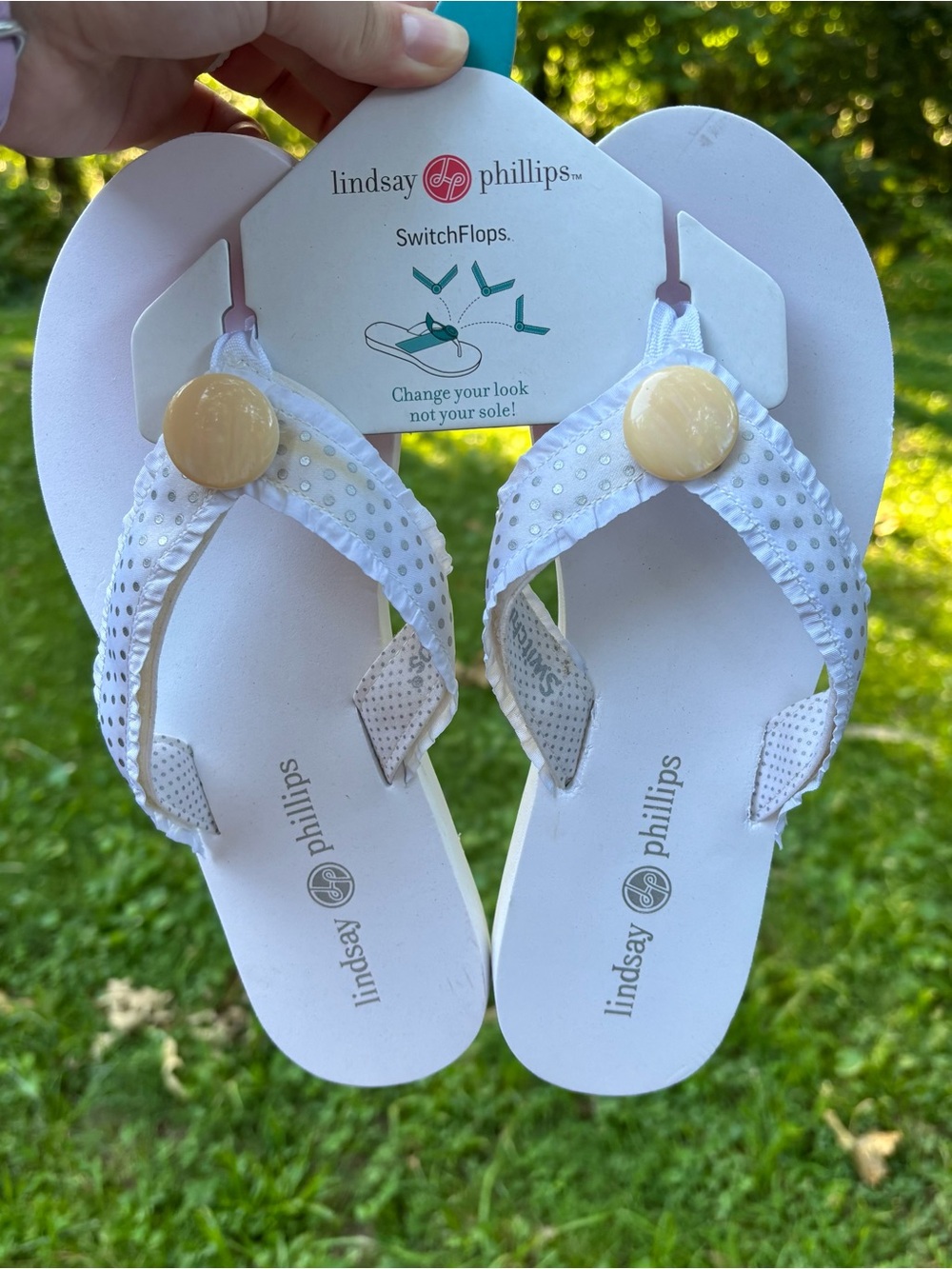 lindsay phillips Lulu Switchflops White Sandal Flip-Flops